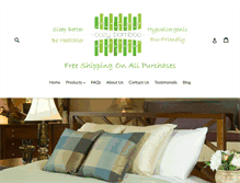 Tablet Screenshot of cozybamboo.com